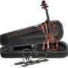 Stagg EVN X-4/4 VBR Electric Violin Brown