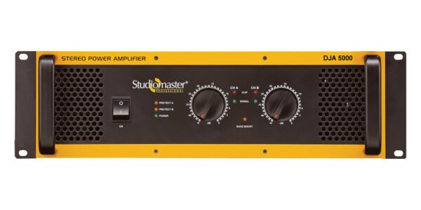 Studiomaster DJA 5000 Dual Channel Amplifier (2500+2500watts)