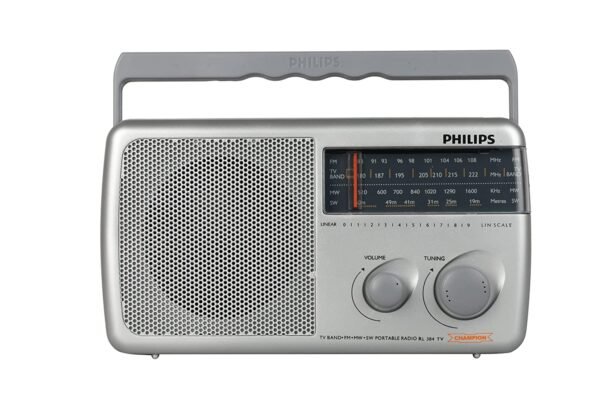 Philips Radio RL384TV/N with MW/FM/SW/TV Bands, 500mW RMS Sound output