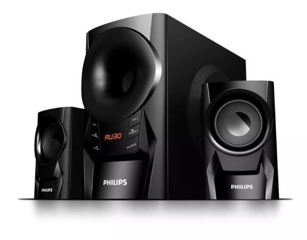 Philips Audio IN-MMS6080B/94 2.1 Channel 60W Multimedia Bluetooth Speakers