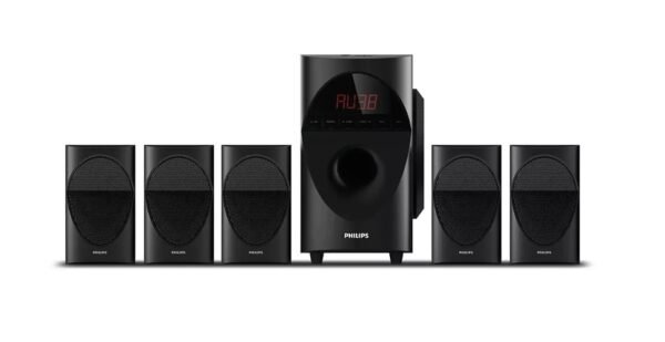 PHILIPS SPA5190B/94 90 W Bluetooth Home Theatre  (Black, 5.1 Channel)