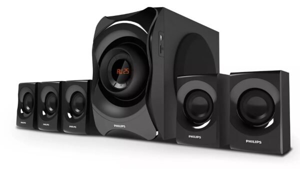 Philips Audio SPA8000B/94 5.1 Channel 120W Multimedia Speaker System