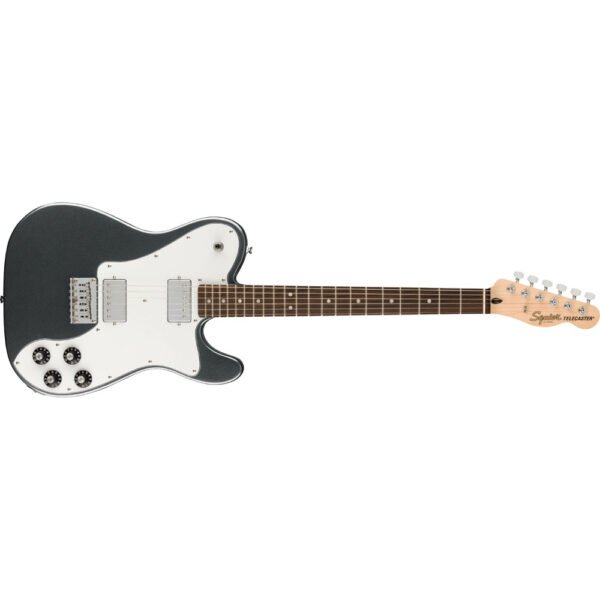 Fender Squier Affinity Series Telecaster Deluxe Guitar, Laurel Fingerboard, Charcoal Frost Metallic : SKU FEN-0378250569