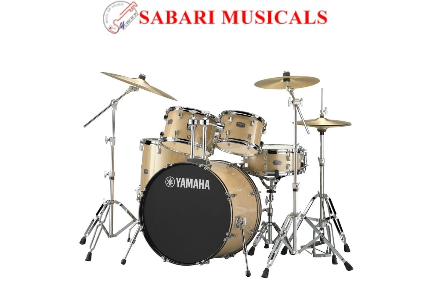 Yamaha Rydeen RDP2F5 Acoustic Drum Set Champagne Glitter