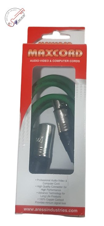 MAXCORD AUDIO VIDEO & COMPUTER CORDS XLR 1.5MTR CABLE