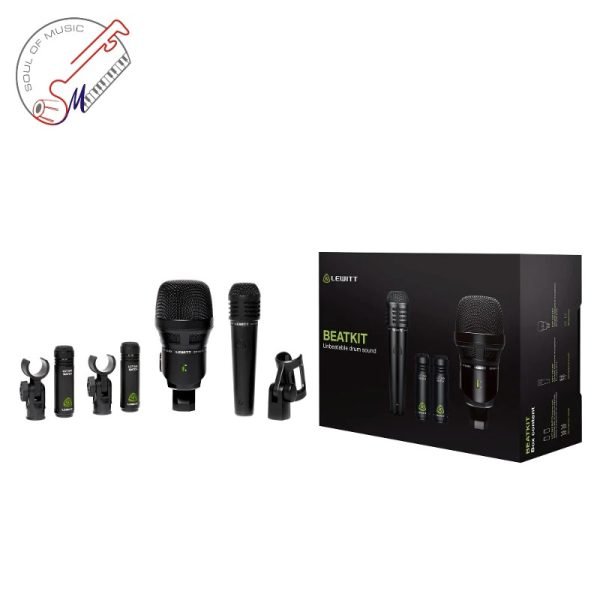 Lewitt Beatkit 4-Piece Drum Microphone Set