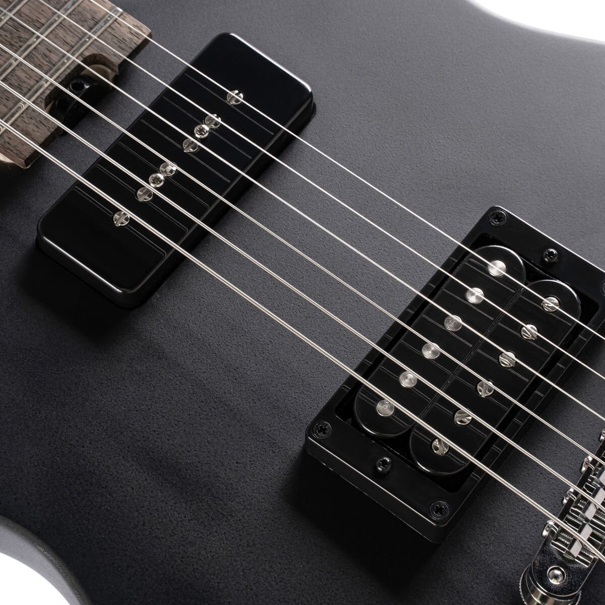 Cort Electric Guitar MBM-1 Satin Black SBLK - Image 5