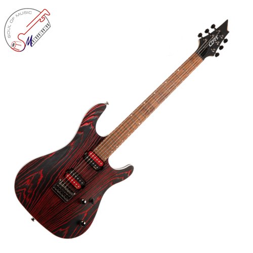 Cort Electric Guitar KX300 Etched Black Red