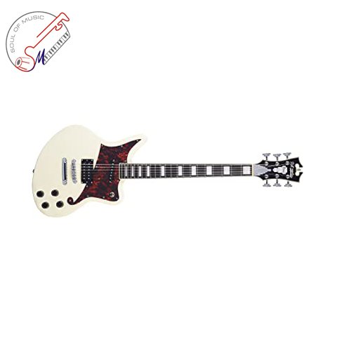 D'Angelico Electric Guitar Premier Bedford - Antique White DAPBEDSVWCS
