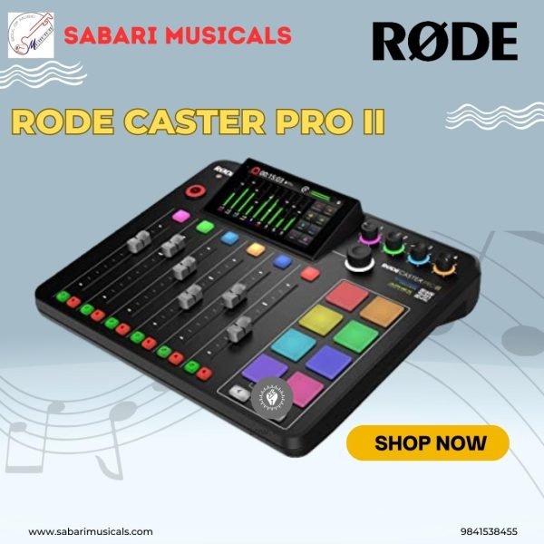 RØDE Rodecaster Pro II Podcast Production Console (Model Number :Rode Caster Pro II-E)