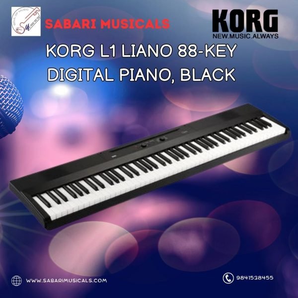 Korg L1 Liano 88-Key Digital Piano, Black