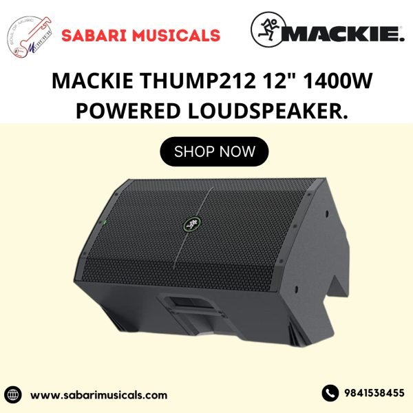 Mackie Thump212 12" 1400W Powered Loudspeaker.