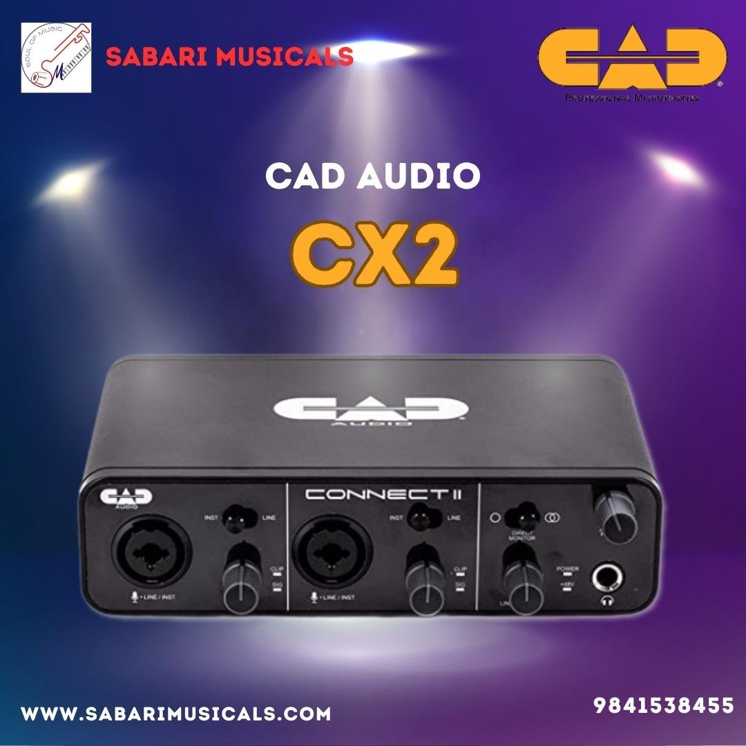 CAD Audio CX2 2x2 USB Interface 24 Bit/96KHz