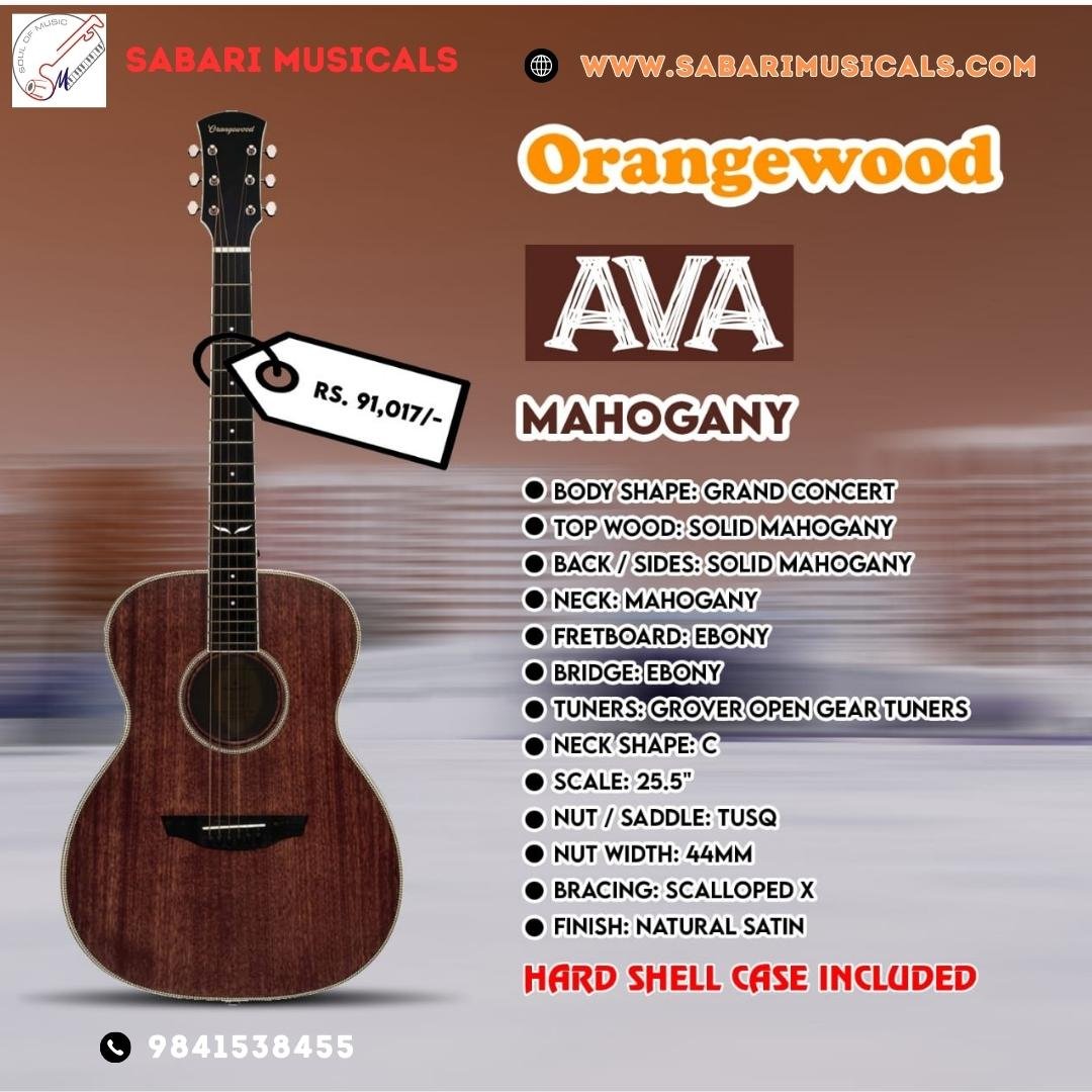 Orangewood ava deals mahogany