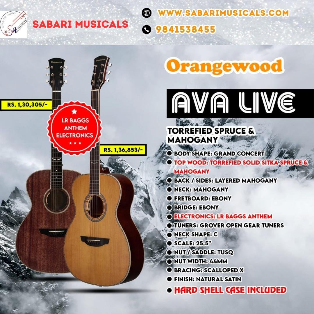 Orangewood Ava Mahogany Live