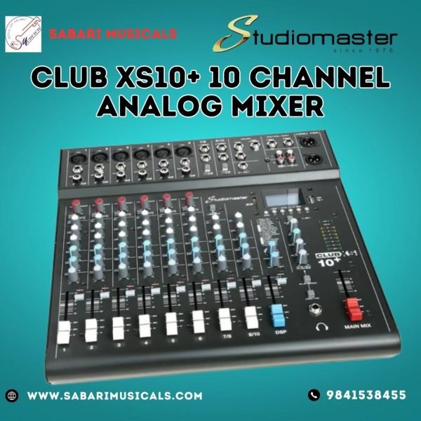 Studiomaster CLUB XS10+ 10 Channel Analog Mixer