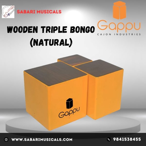 BONGO | WOODEN TRIPLET BONGO | GAPPU CAJON