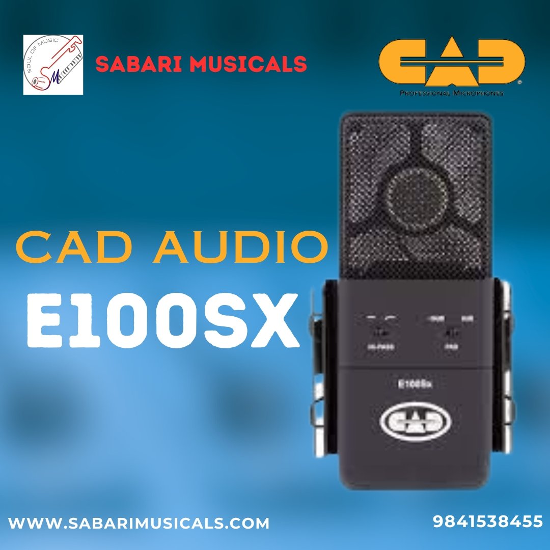 Cad Audio Large Diaphragm Supercardioid Condenser Microphone CAD Audio E100SX Equitek Series