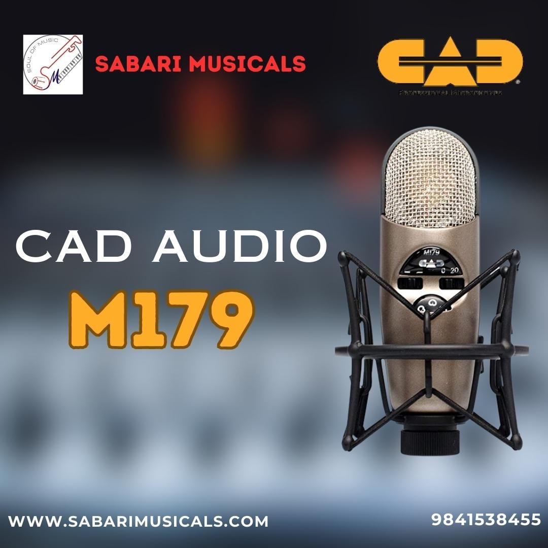 CAD Audio M179 Large Diaphragm Infinitely Adjustable Polar Pattern Condenser Microphone