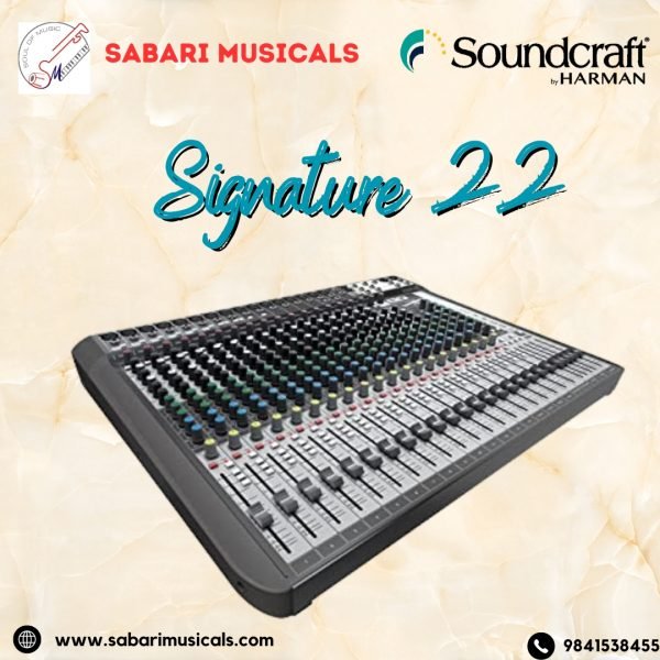 Soundcraft Signature 22 MTK Mixer and Audio Interface with Effects
