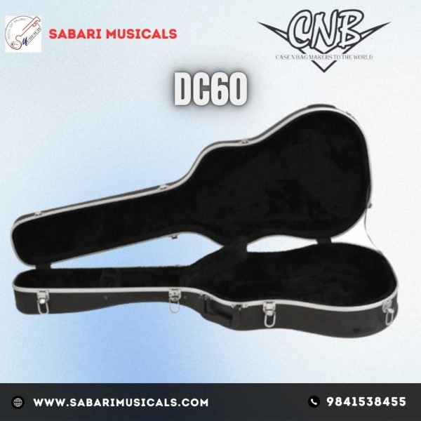 CNB DC60 ABS Case Acoustic Dreadnought Guitar