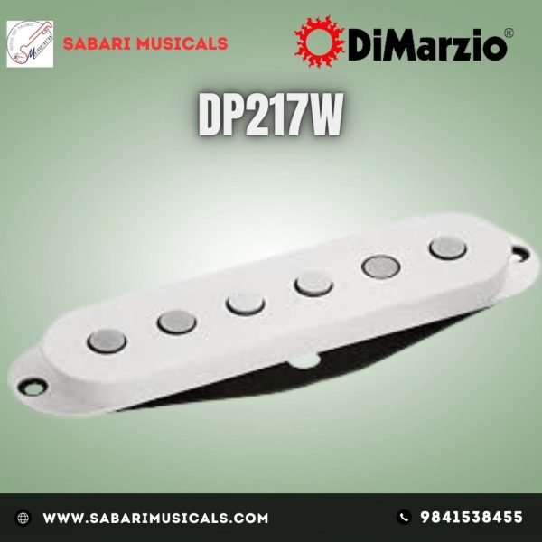 DiMarzio DP217W YJM Single Coil Pickup - White