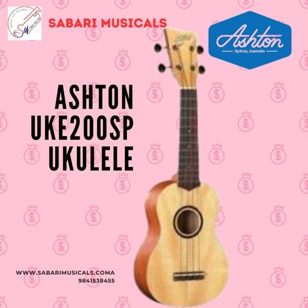 Ashton UKE200SP Ukulele, Brown