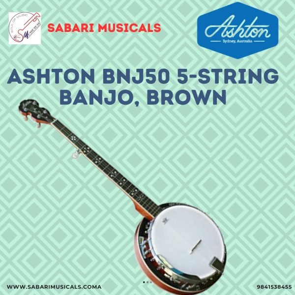 Ashton BNJ50 5-String Banjo, Brown