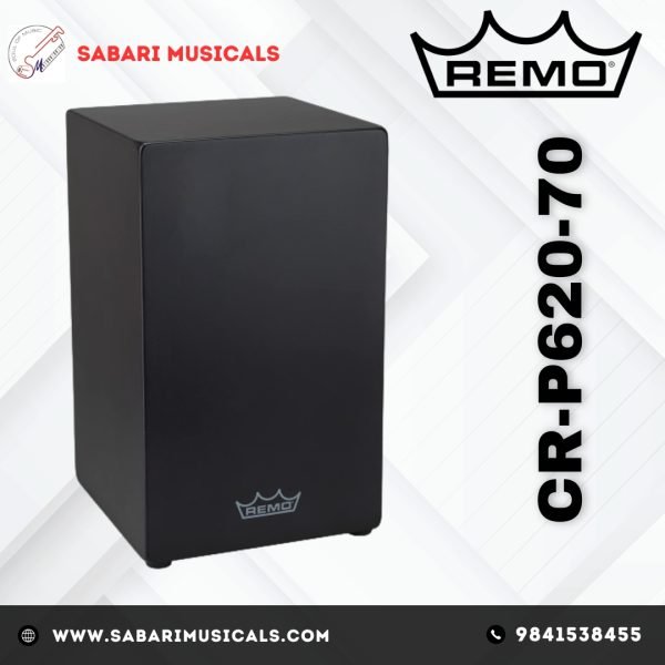 Remo CR-P620-70 Crown Percussion Cajon Drum - Black