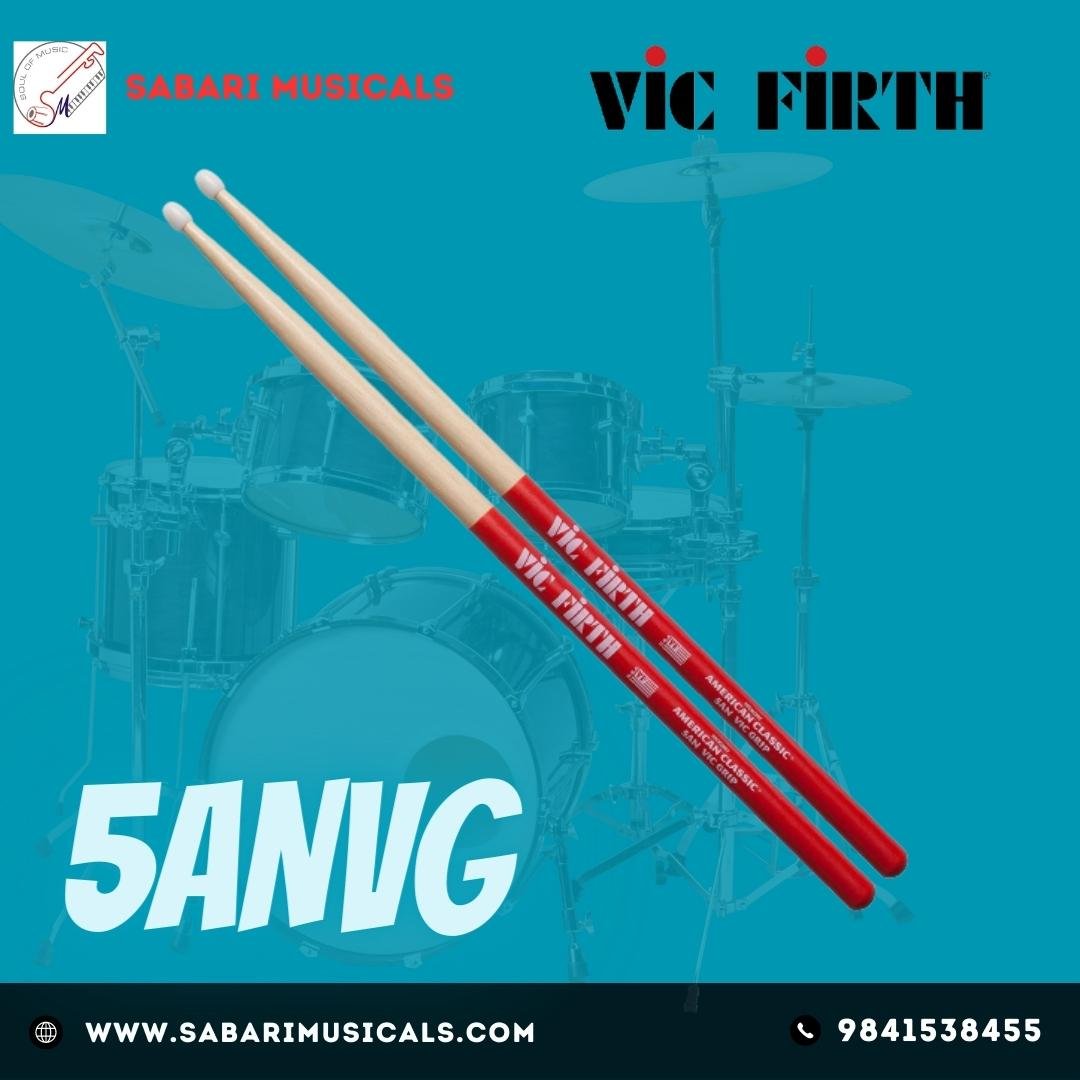 Vic Firth American Classic 5ANVG - Nylon Tip - VIC GRIP
