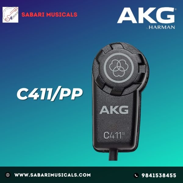 AKG C411/PP Vibration Pickup for Stringed Instruments