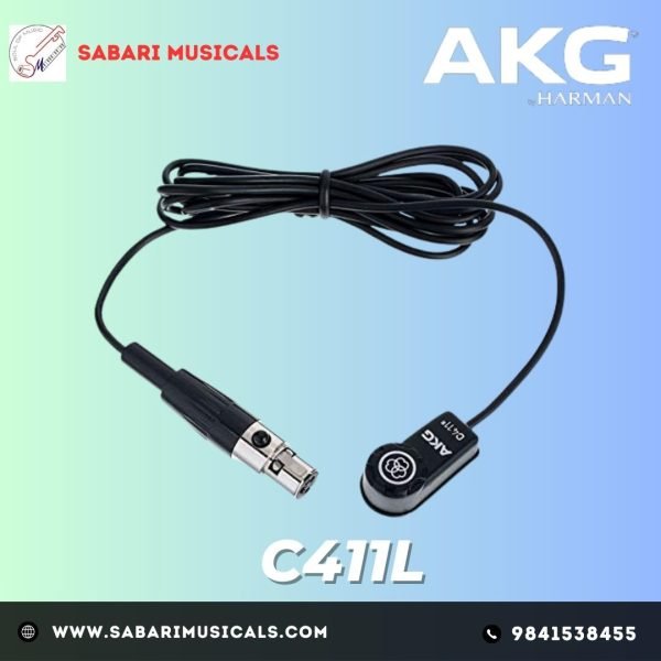 AKG C411L Stringed Instrument Microphone With Mini XLR Connection