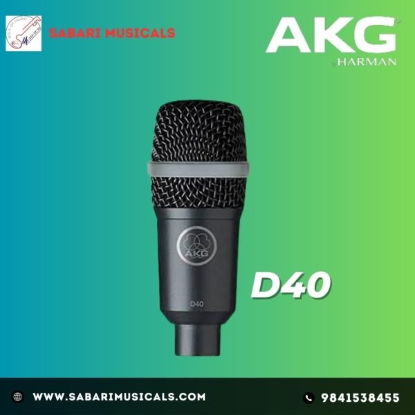 AKG D40 Dynamic Instrument Microphone