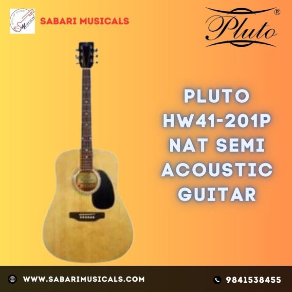 Pluto HW41-201P NAT Semi Acoustic Guitar