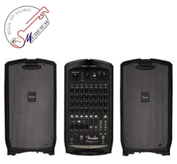 Fender Passport Venue Portable PA System Bundle with Microphone, Compact Speaker Stands, XLR Cable, and Instrument Cable