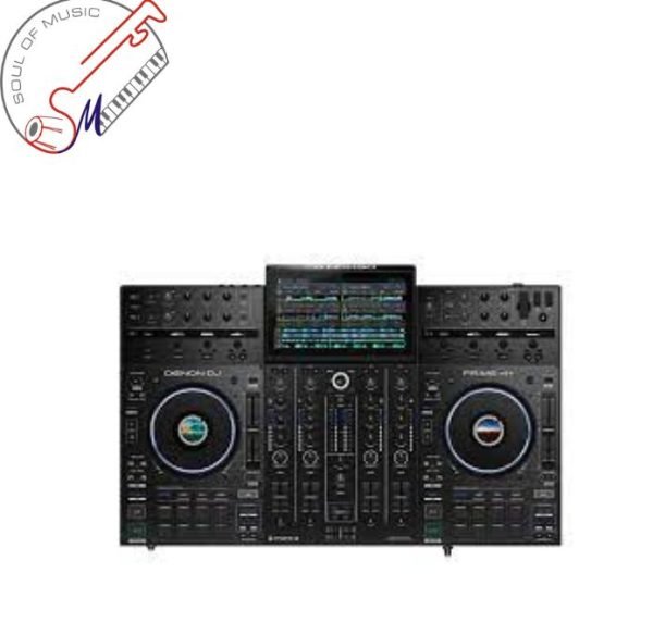 Denon DJ PRIME 4+ Standalone DJ Controller & Mixer with 4 Decks, Wi-Fi Music Streaming, Drop Sampler, 10.1" Touchscreen, Light Control, Internal FX