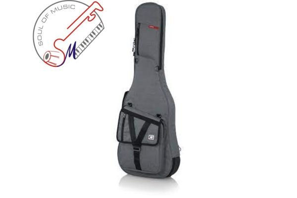 Gator Cases Transit Series Electric Guitar Gig Bag; Light Grey Exterior (GT-ELECTRIC-GRY)