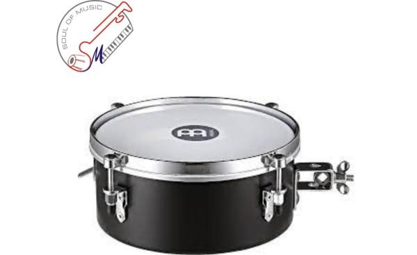 Meinl Percussion MDST8BK 8-Inch Steel Mountable Drummer Snare Timbale, Black