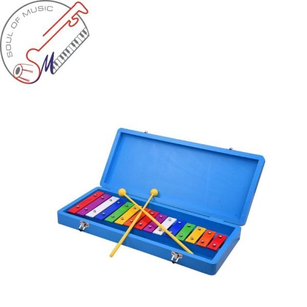 15 Tone Metal Xylophone YWXL-150 With Case