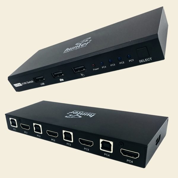 Hunter 4X1 HDMI KVM Switch USB2.0-9254