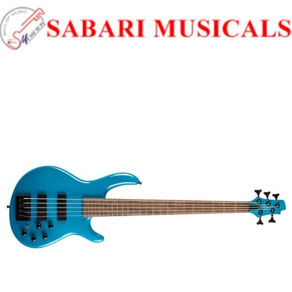 Cort C5 Deluxe 5-String Electric Bass Guitar - Candy Blue