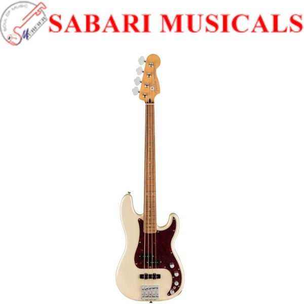 Fender Player Plus Precision Bass, Olympic Pearl, Pau Ferro Fingerboard 147363323