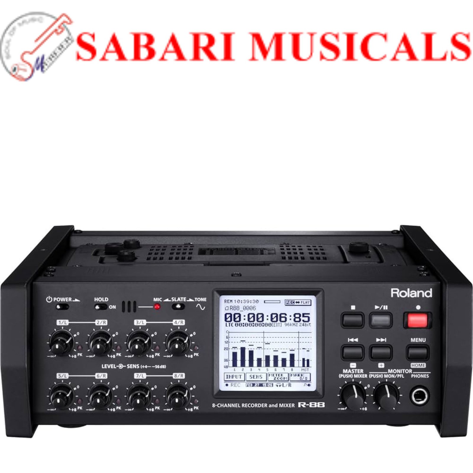 Roland R 88 8 Channel Recorder and Mixer – Sabari Musicals