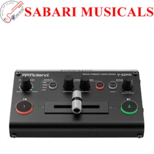 ROLAND V-02 HD Multi-Format Video Mixer with FS-6 Dual Foot Switch