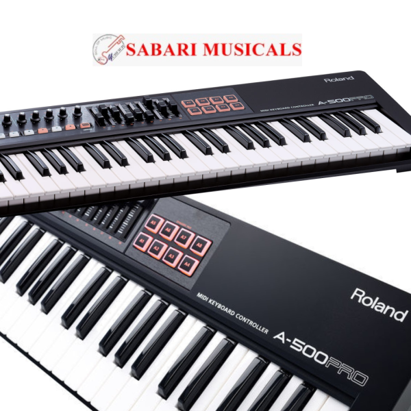 Roland A-500 PRO-R 49-Keys MIDI Keyboard Controller, Black