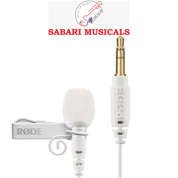 Rode Lavalier Go Professional-Grade Wearable Lapel Microphone White Color Edition - Wired