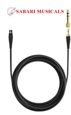 PRO X Cable 1.2 m Straight cable for PRO X headphones 1,2 m (3,9 ft), 3-PIN mini XLR plug DH.TQ-3FLB-SK to 3.5 mm jack plug stereo jack plug (3,5 mm) and 1/4 " adapter (6,35 mm)