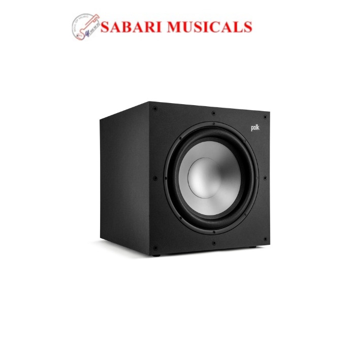 Polk Monitor XT12 Powered Subwoofer - 12" Dynamic Balanced Woofer & 100W Dolby Atmos & DTS:X Compatible (Black)