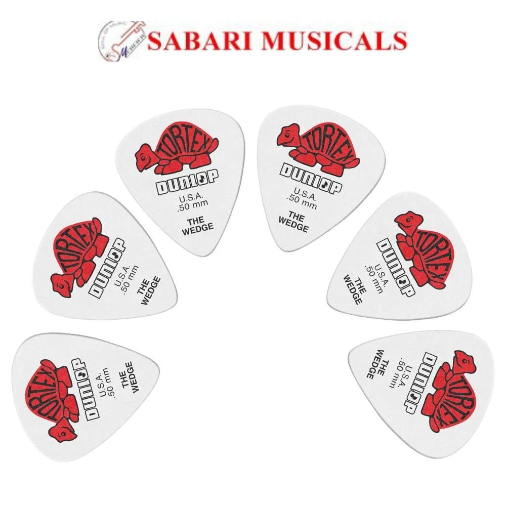 JimDunlop Guitar Pick Tortex Wedge .50mm (12 PK) 424P