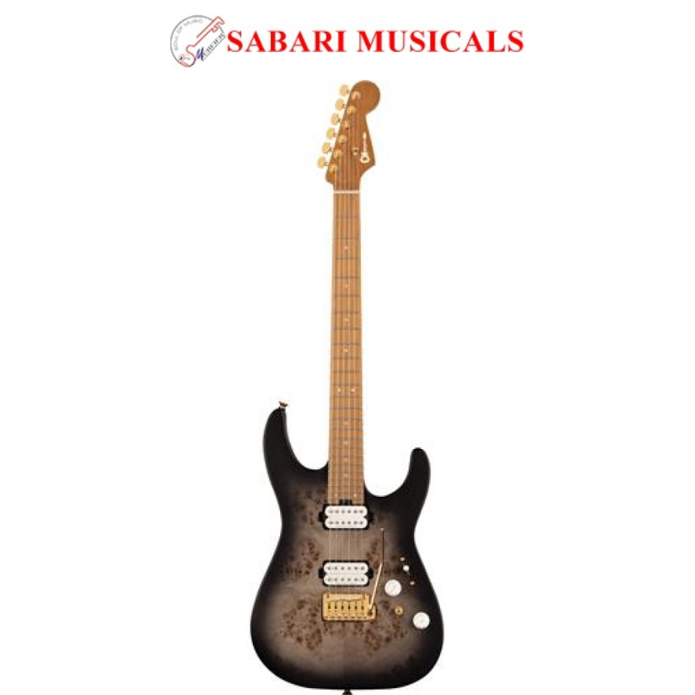 CHARVEL 2969411510 PM DK24P HH 2PT TR BLK BRST Electric Guitar